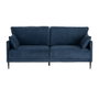 Sofá Azul Tejido Salón 191 X 80 X 88 cm