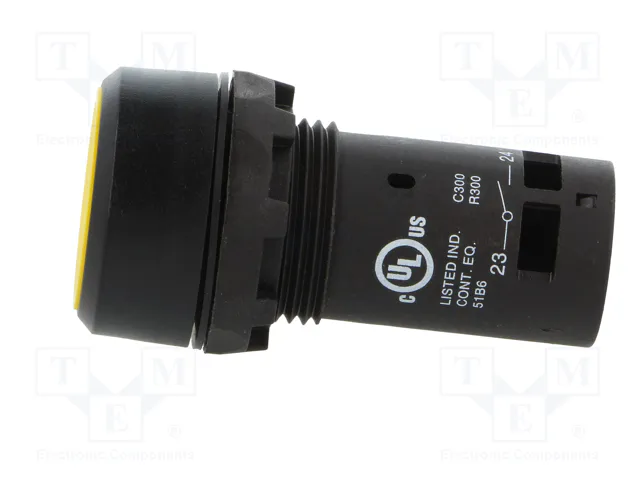 ABB Interruptor de presión CP1 22mm Amarillo NA
