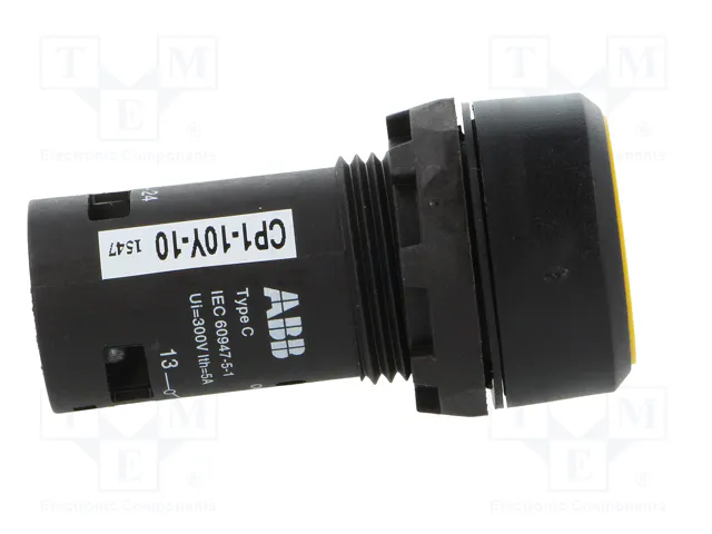 ABB Interruptor de presión CP1 22mm Amarillo NA