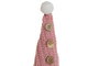 DKD Home Decor Decoracion Colgante Rosa Blanco 6 x 33 x 8 cm (12 Unidades)