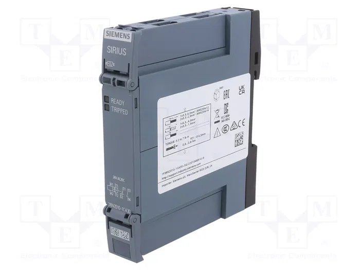SIEMENS 3RN2010-1CA30 Relé de monitorización de temperatura 24V AC/DC SIEMENS 3RN2010-1CA30 Relé de monitorización de temperatura 24V AC/DC