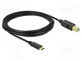 DeLOCK Cable USB 2.0 Tipo-C a Tipo-B 3 m