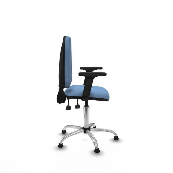 PIQUERAS Y CRESPO Silla de oficina Aýna Azul cielo con brazos 2D PIQUERAS Y CRESPO Silla de oficina Aýna Azul cielo con brazos 2D