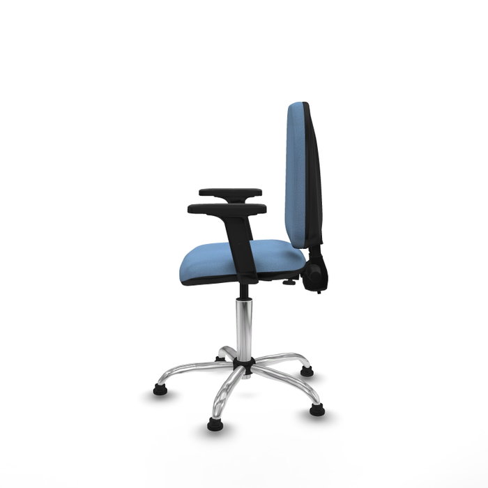 PIQUERAS Y CRESPO Silla de oficina Aýna Azul cielo con brazos 2D PIQUERAS Y CRESPO Silla de oficina Aýna Azul cielo con brazos 2D