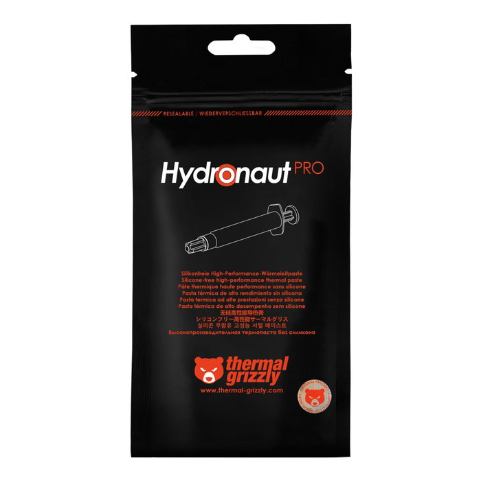 Thermal Grizzly Hydronaut Pro 6 g de pasta térmica gris Thermal Grizzly Hydronaut Pro 6 g de pasta térmica gris