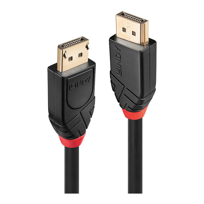 Lindy Cable Active DisplayPort 1.2 de 15 m, 4K UHD, Negro