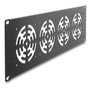 DeLOCK 67417 Tapa trasera de rack 19 pulg. con 4 ventiladores de 92 x 92 mm