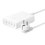 Belkin BoostCharge Pro Cargador de Pared GaN 200W con 4 Puertos USB-C, Carga Rápida PD 3.1 para Portátil MacBook, iPhone, Galaxy, iPad, Cable CA 1.5m, Blanco