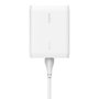 Belkin BoostCharge Pro GaN USB-C 4-en-1 Cargador de 200 W con 4 puertos, Blanco