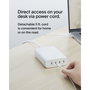 Belkin BoostCharge Pro GaN USB-C 4-en-1 Cargador de 200 W con 4 puertos, Blanco