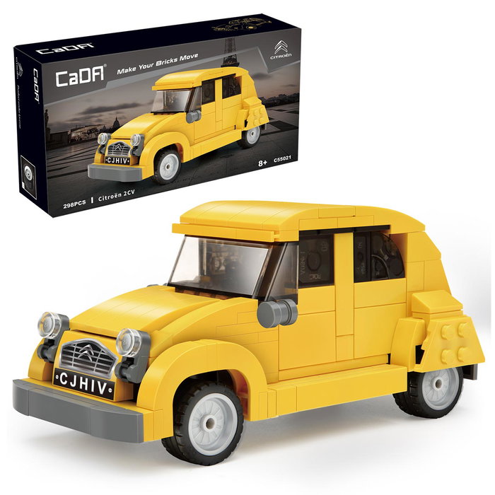 DEQUBE Cada Citroën 2CV Escala 1:24, 298 Piezas, Kit de Maqueta, Multilingüe (E,F,D,I,P,Es) DEQUBE Cada Citroën 2CV Escala 1:24, 298 Piezas, Kit de Maqueta, Multilingüe (E,F,D,I,P,Es)