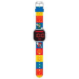 KIDS LICENSING Reloj led Super Mario 18x7,5x3cm