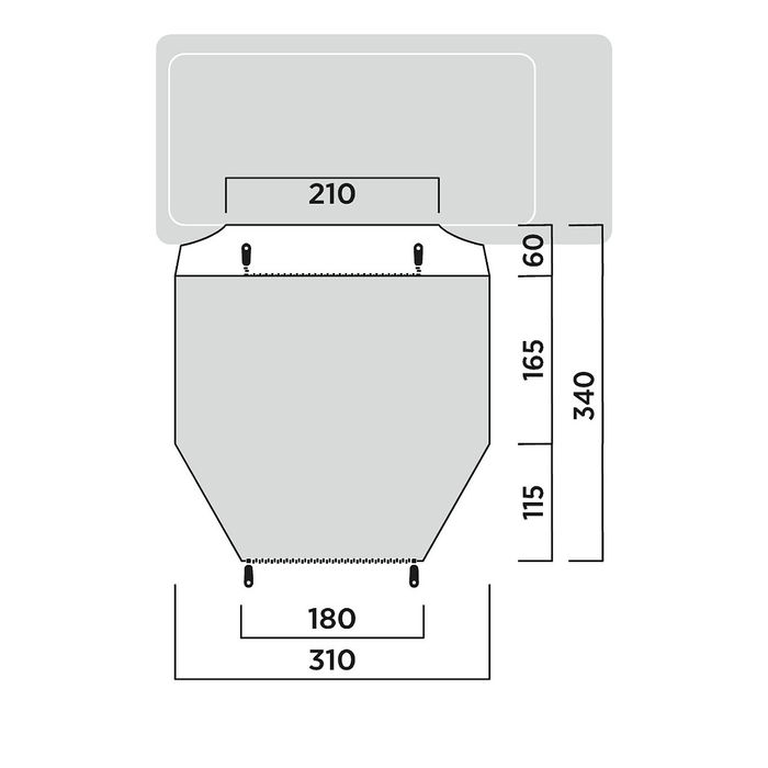 Easy Camp Avance Independiente para Autocaravana Eidfjord Gris Modelo 2025 Easy Camp Avance Independiente para Autocaravana Eidfjord Gris Modelo 2025