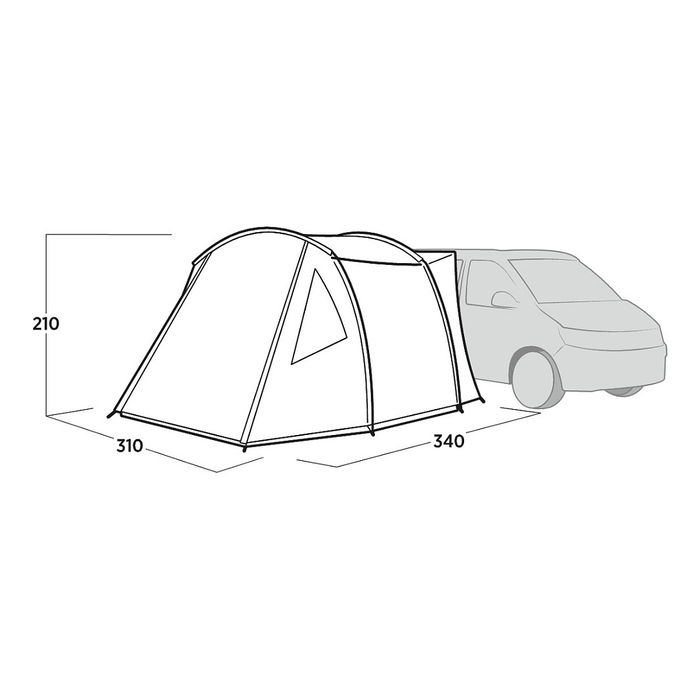 Easy Camp Avance Independiente para Autocaravana Eidfjord Gris Modelo 2025 Easy Camp Avance Independiente para Autocaravana Eidfjord Gris Modelo 2025