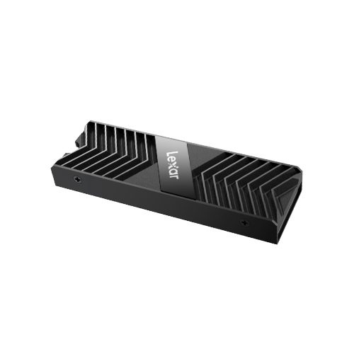 Lexar LPAH100-RNBNG Disipador Térmico de Aluminio para SSD M.2 2280 Negro, Compatible con PlayStation 5