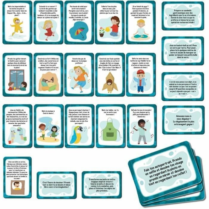 Lisciani Giochi Juego de cartas Mantenerse ocupado cuando llueve Lisciani Giochi Juego de cartas Mantenerse ocupado cuando llueve