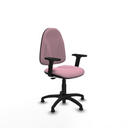 PIQUERAS Y CRESPO Silla de oficina Algarra Rosa con Brazos 2D