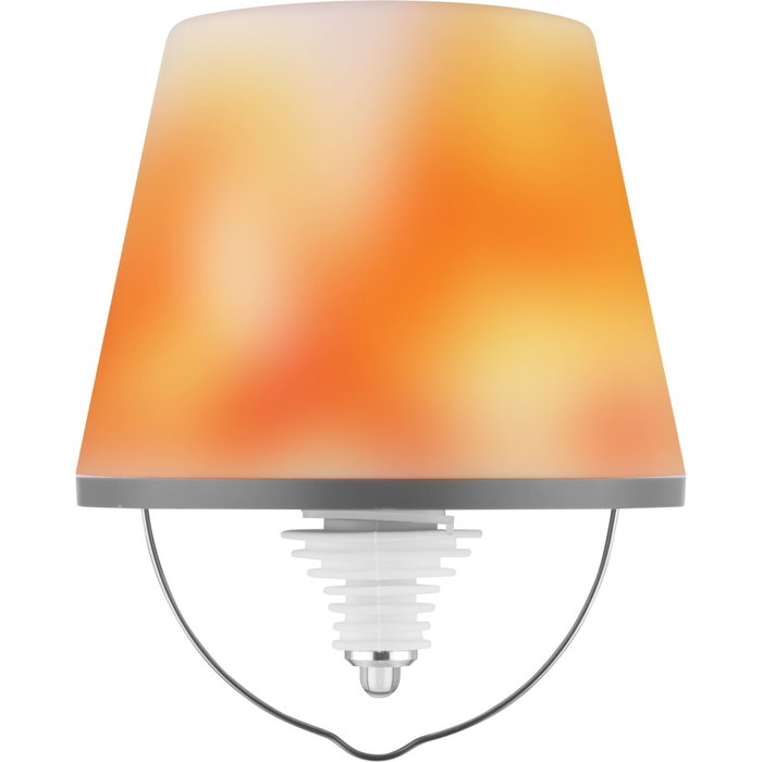 Rev Lamprusco Flame Luz LED para Botellas con Batería Recargable, Blanco