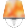 Rev Lamprusco Flame Luz LED para Botellas con Batería Recargable, Blanco