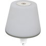 Rev Lamprusco Flame Luz LED para Botellas con Batería Recargable, Blanco