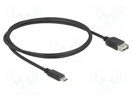 DeLOCK 81536 Cable USB 2.0 de USB Type-C™ macho a USB Tipo-A hembra, 1 m