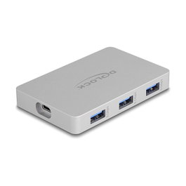 DeLOCK Concentrador USB 7 puertos con 4 x USB Type-C y 3 x USB Tipo-A PD 82 W