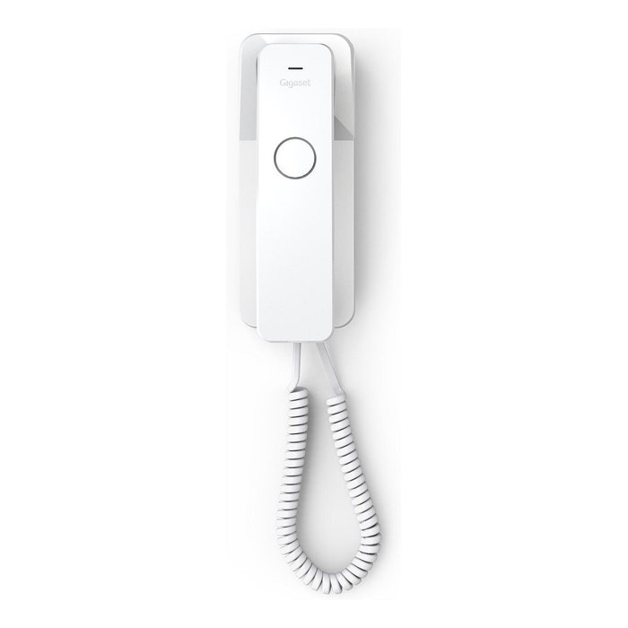 Gigaset DESK 200 Teléfono analógico con cable, Agenda para 10 contactos, Color Blanco
