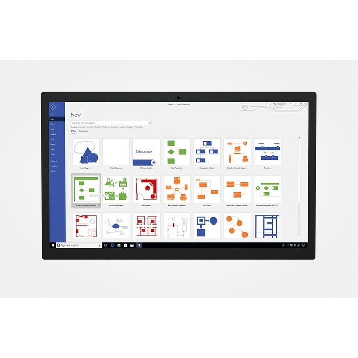 Microsoft Visio Standard 2021 32bit/x64 [DE] PKC - Licencia PKC Alemán para Windows
