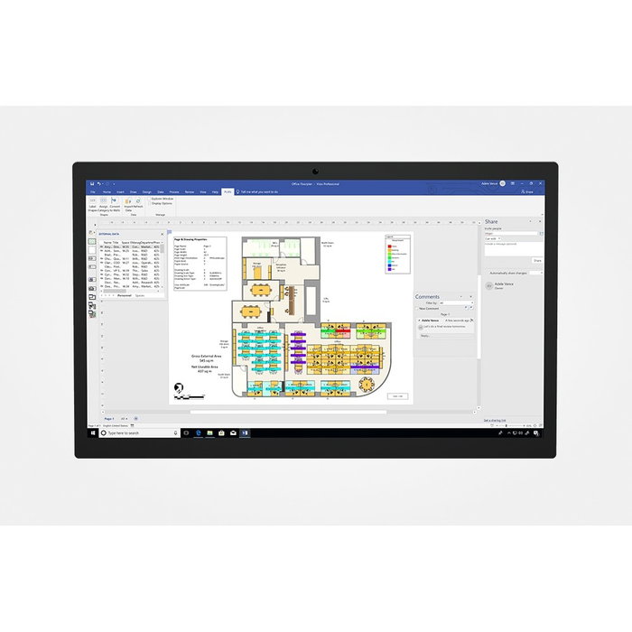 Microsoft Visio Standard 2021 32bit/x64 [DE] PKC - Licencia PKC Alemán para Windows