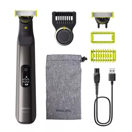 Philips OneBlade Pro 360 QP6552/15 Recortadora de Barba y Cuerpo Cromada