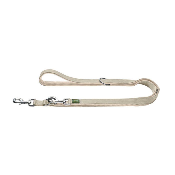 Hunter Correa Divo Up Multiposición para Entrenamiento Canino, Acolchada con Malla, Ajustable en 3 Puntos, 1.5 cm x 200 cm, Color Beige