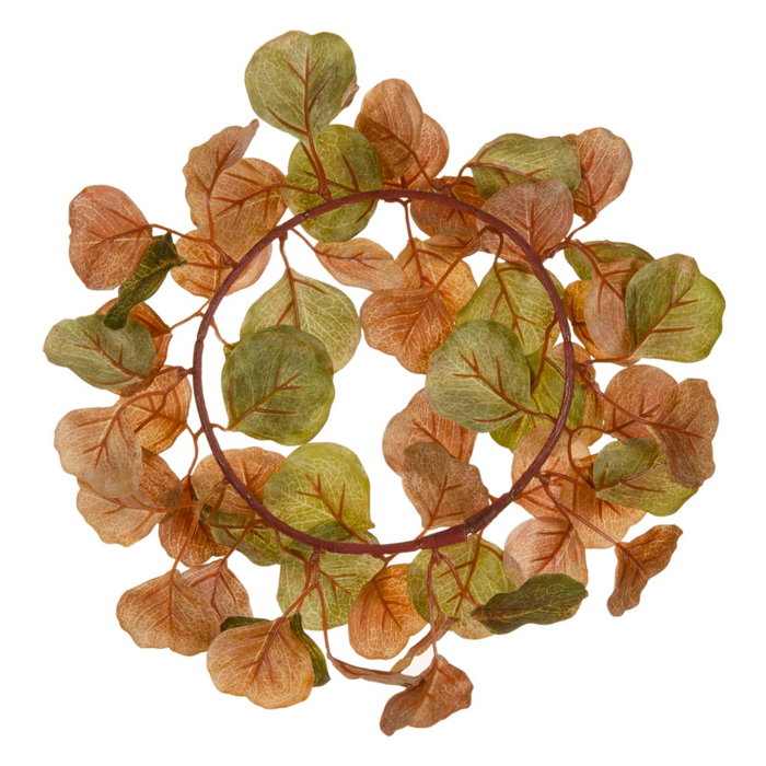 Corona Marrón Pvc Jardín 35 X 35 cm (Set de 4)