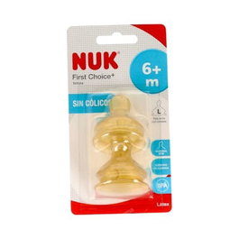NUK Tetina FC+ 6-18 Meses Látex 2 Ud.