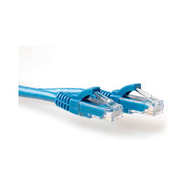 ACT Cable de parcheo CAT6 U/UTP de 5 metros azul con conectores RJ45 snagless de 5m