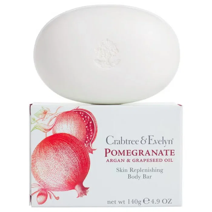 Crabtree & Evelyn Barra de jabón de granada, 140 g Crabtree & Evelyn Barra de jabón de granada, 140 g