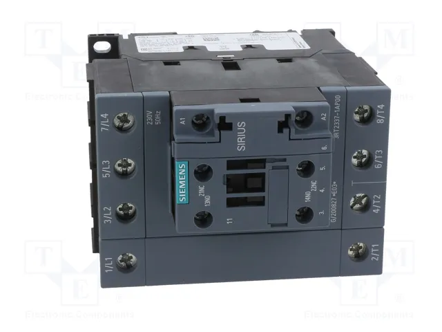 SIEMENS 3RT2337-1AP00 Contactor 4-polar 38A 230VAC