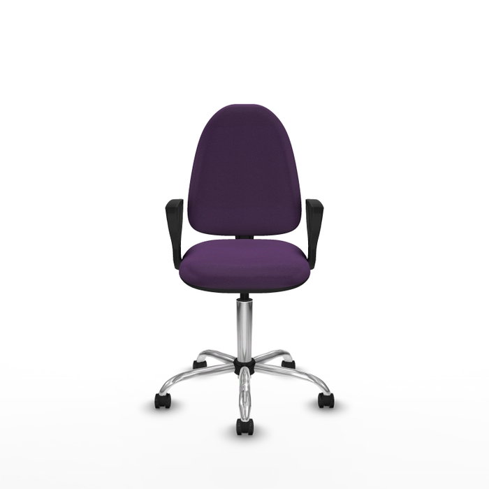 PIQUERAS Y CRESPO Silla de oficina Aýna Morada con mecanismo de doble maneta PIQUERAS Y CRESPO Silla de oficina Aýna Morada con mecanismo de doble maneta