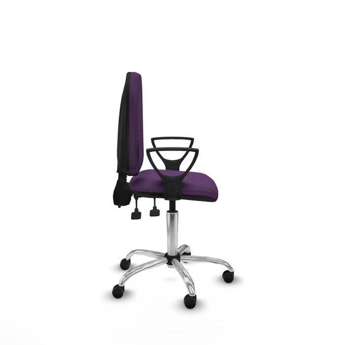 PIQUERAS Y CRESPO Silla de oficina Aýna Morada con mecanismo de doble maneta PIQUERAS Y CRESPO Silla de oficina Aýna Morada con mecanismo de doble maneta
