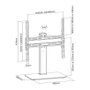 Equip Soporte de mesa para TV 32-55 pulgadas 400x400mm 40kg