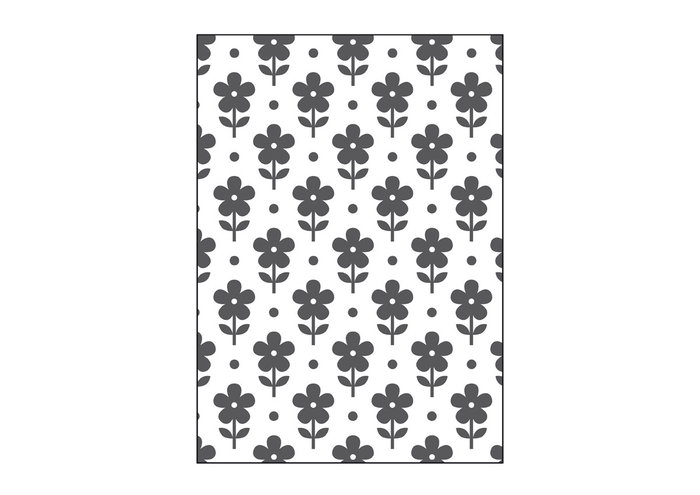 Misskuty Carpeta de repujado 2D PUSH Flores 12,7x17,8cm Misskuty Carpeta de repujado 2D PUSH Flores 12,7x17,8cm