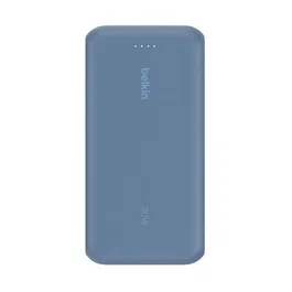 Belkin BoostCharge Power Bank 20000 mAh Azul, 30W Power Delivery, Carga Rápida USB-C, Referencia BPB024HQBL