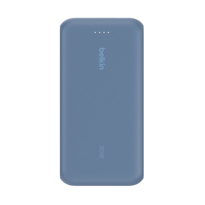 Belkin BoostCharge Power Bank 20000 mAh con cable USB-C integrado, 30 W, Azul
