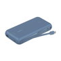 Belkin BoostCharge Power Bank 20000 mAh con cable USB-C integrado, 30 W, Azul