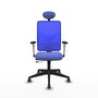 PIQUERAS Y CRESPO Silla de oficina Motilla Azul