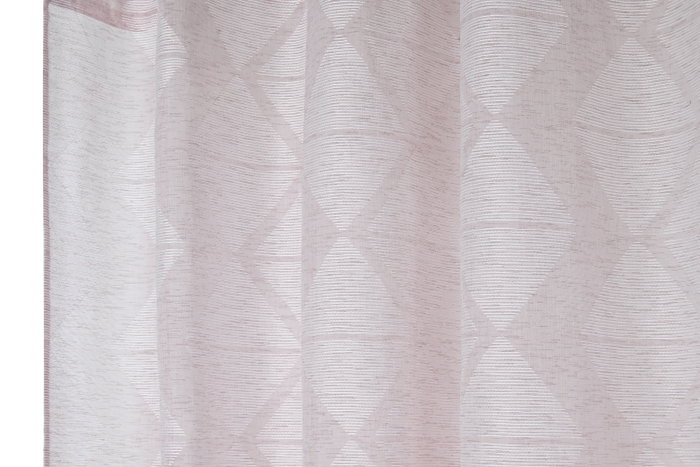 DKD Home Decor Cortina de Poliéster Rosa Palo con 8 Anillas 140x260 cm DKD Home Decor Cortina de Poliéster Rosa Palo con 8 Anillas 140x260 cm