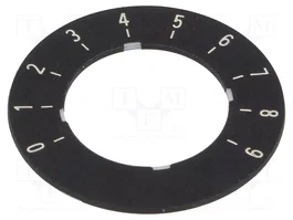 SIEMENS Etiqueta SIRIUS ACT 22mm 0-1-2-3-4-5-6-7-8-9