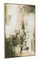 DKD Home Decor Cuadro Lienzo Abstracto Verde y Blanco 100x4,9x150 cm