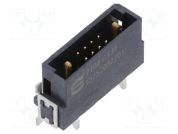 HARTING Conector de datos har-flex® Hybrid PCB a PCB 10 pines angular 90° HARTING Conector de datos har-flex® Hybrid PCB a PCB 10 pines angular 90°