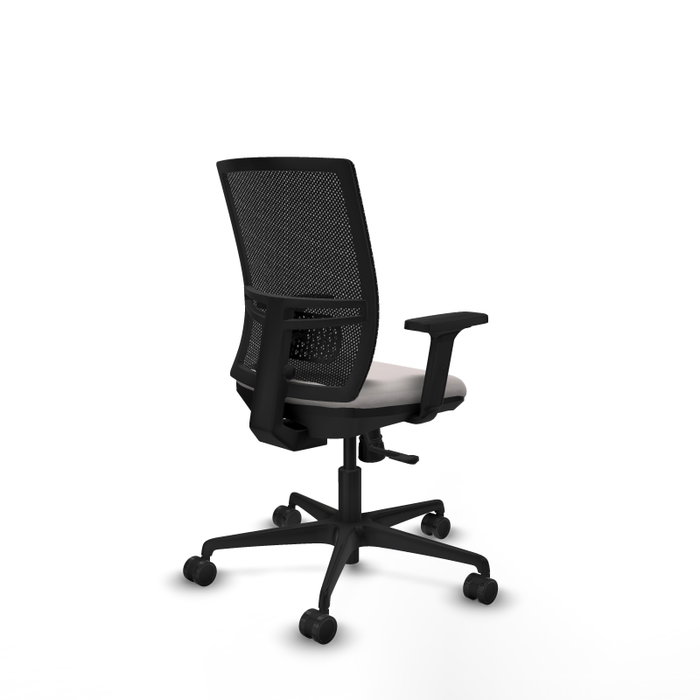 PIQUERAS Y CRESPO Silla de oficina Yunquera con mecanismo Sincro, Blanco y Negro PIQUERAS Y CRESPO Silla de oficina Yunquera con mecanismo Sincro, Blanco y Negro