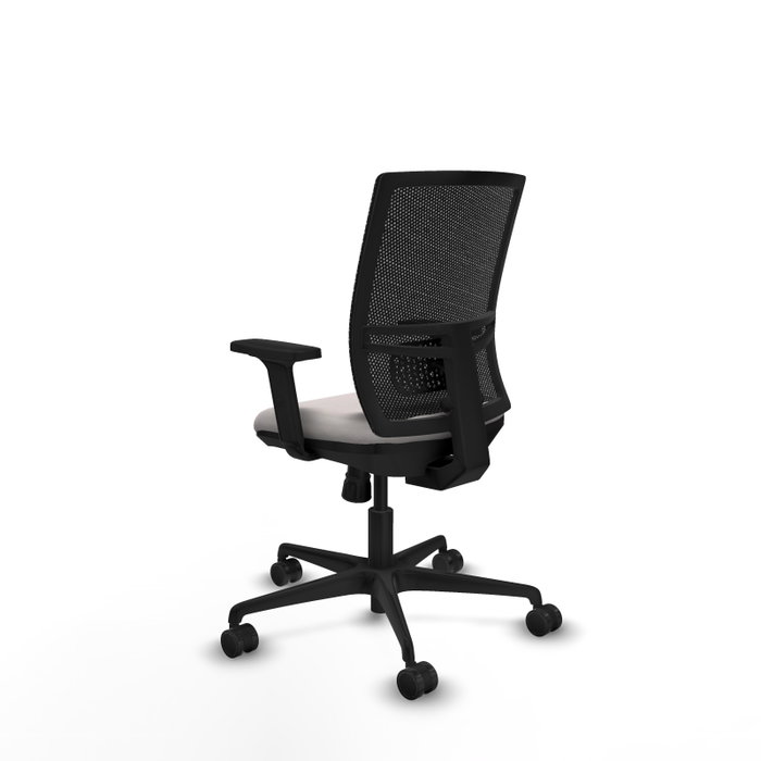 PIQUERAS Y CRESPO Silla de oficina Yunquera con mecanismo Sincro, Blanco y Negro PIQUERAS Y CRESPO Silla de oficina Yunquera con mecanismo Sincro, Blanco y Negro